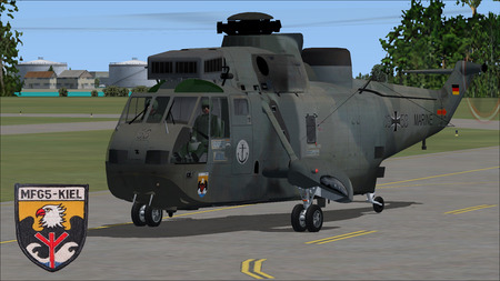 Alphasim Sikorsky Sea King Westland German Navy / Marine MFG5 Kiel ...