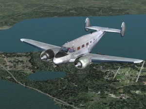 Beech D18S Merc Air Cargo Repaint.jpg