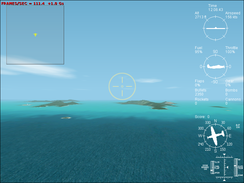 CFS2 HUD Control Surfaces Indicator Bug Fix and Autopilot Cowl Flaps Dive Brakes Elevator Trim...png