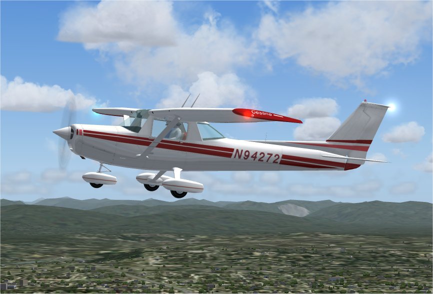 Flight 1 Cessna 152 Maroon & White.jpg