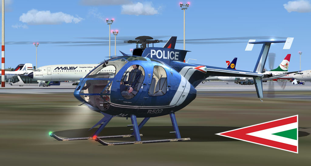 ND MD500E Hungarian Air Police R502 Rendorség Helicopter Photo Real V2 FSX Repaint.jpg