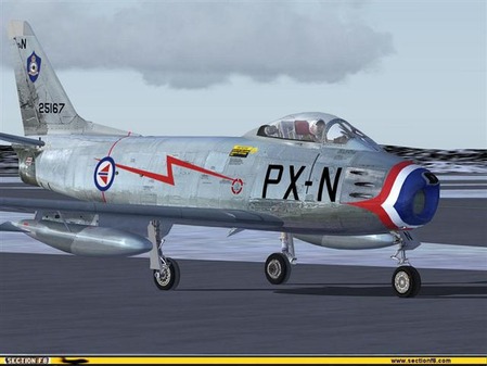 Sabre F-86F RNoAF 25167 of 336 Squadron.jpg