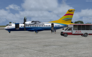 Deboarding JY797 at TAPA.png