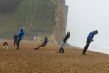 Winds in West Bay Dorset this morning.  Sunday. 9th feb..jpg