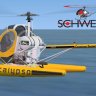 Calypso Schweizer 269-B / Hughes 300 Helicopter Jacques Cousteau for FSX Double Floats