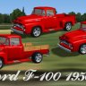 Ford Truck F-100 1956 Drivable Vehicle Car with 3 Versions & VC for FSX *** UPDATED 7-16-2023 ***