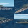 New textures for RN heavy cruisers London Class GC-Norfolk