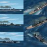 New textures for Stuart277's for light cruiser HMS Enterprise 1940 1943 1944