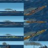 New textures for Stuart277 IJN Heavy Cruisers Atago & Takao