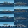 New textures for Stuart277 USS Pensacola Heavy Cruiser