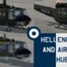 Hellenic Army and Air Force repaints for the payware Milviz UH-1H Huey Redux