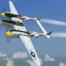 P-38J-15-LO With Contrails