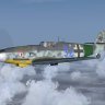 Flight Replica's Me109 G-6 Tall Tail, Luftwaffe, JG 27, Blue 32, 1944