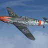 Flight Replica's Me109 G-10, Fictional Luftwaffe, red nose, white 21