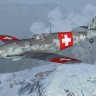 Flight Replica's Me109 G-6,Swiss Air Force, J-704