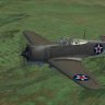 Curtiss P-36 Hawk Ltn Brown