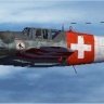 Bf109 G6, Swiss Airforce, Neutrality Markings, J-714.zip