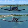 FSX / P3Dv3, v4 Vought Corsair F4U-1 and F4U-2 texture correction.zip