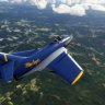Blue Angels livery for Rob's F9F-8 Cougar.zip