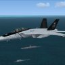 eam FS KBT Model design by Daisuke Yamamoto F-18F Super Hornet Jolly Rogers Low Visibility FSX Repai