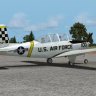 FSX Beechcraft T-34 Mentor N134AF (textures only)