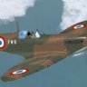 FSX Spitfire Mk1a French Air Force 1940. texture only for the A2A Spitfire MkI-II