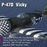 A2A P-47D Razorback Thunderbolt Vcky - REVISED