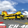 FSX/P3D Virtavia CH-46 Sky Aviation Texture Pack