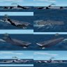 New textures for Stuart277 USN aircraft carriers  CV9 CV10