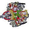 Bristol Hercules Four Engine Sound