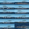 Repaints for the Stuart277 Leander class cruisers