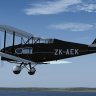 De Havilland DH.83 Fox Moth ZK-AEK by Peter Watkins