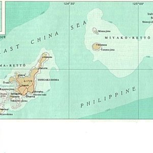 Map of the Sakishima-Gunto.