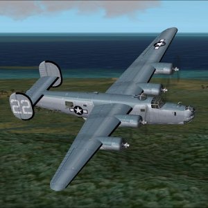 Consolidated PB4Y-1 (B-24) Liberator "Rovin' Redhead" (Navy) (K. MALINOWSKI)