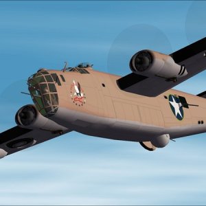 Consolidated B 24D Liberator "Hail Columbia" (AlphaSim)