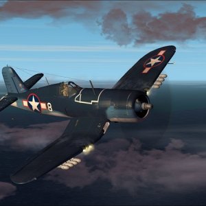 Vought F4U 1A Corsair White8 (Airplane Heaven)