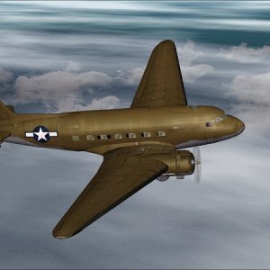 Douglas C 47A 25 DK Dakota 46th TCS 317th TCG