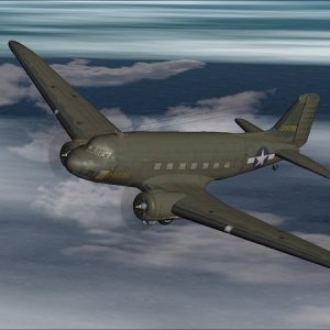 Douglas C 47A Skytrain Ardis 9th TCS 7th AF 1944