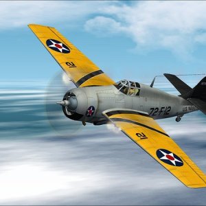 Grumman F4F 3 Wildcat VF 72 USS WASP