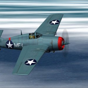 Grumman F4F 3 Wildcat VFM224 Major Robert Galer