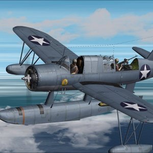 SH Vought OS2U 3 Kingfisher USN 2