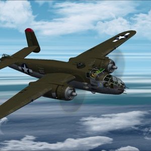 North American B 25J Mitchell 445 BS 321 BG