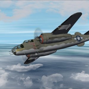 North American B 25J Mitchell Lazy Daisy Mae