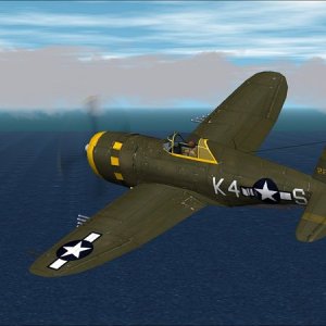 Republic P 47D 22 RE Thunderbolt Malcolm Hood