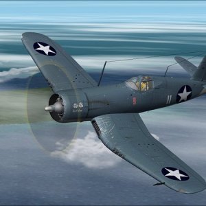 Vought F4U 1 VMF 213 George Defabio