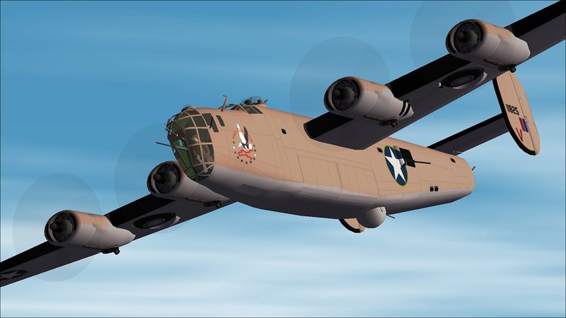 Consolidated B 24D Liberator "Hail Columbia" (AlphaSim)