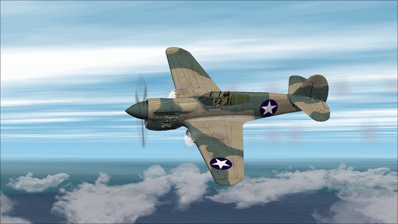 Curtiss P 40E Warhawk 9th FS Texas Longhorn