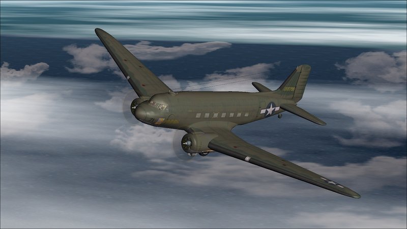 Douglas C 47A Skytrain Ardis 9th TCS 7th AF 1944