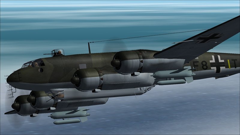 Focke Wulf Fw 200 C-6 "Condor" w FuG 203 Kehl and HS 293 missile (Chris Lampard-Shessi)