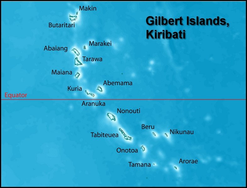 gilberts map labeled